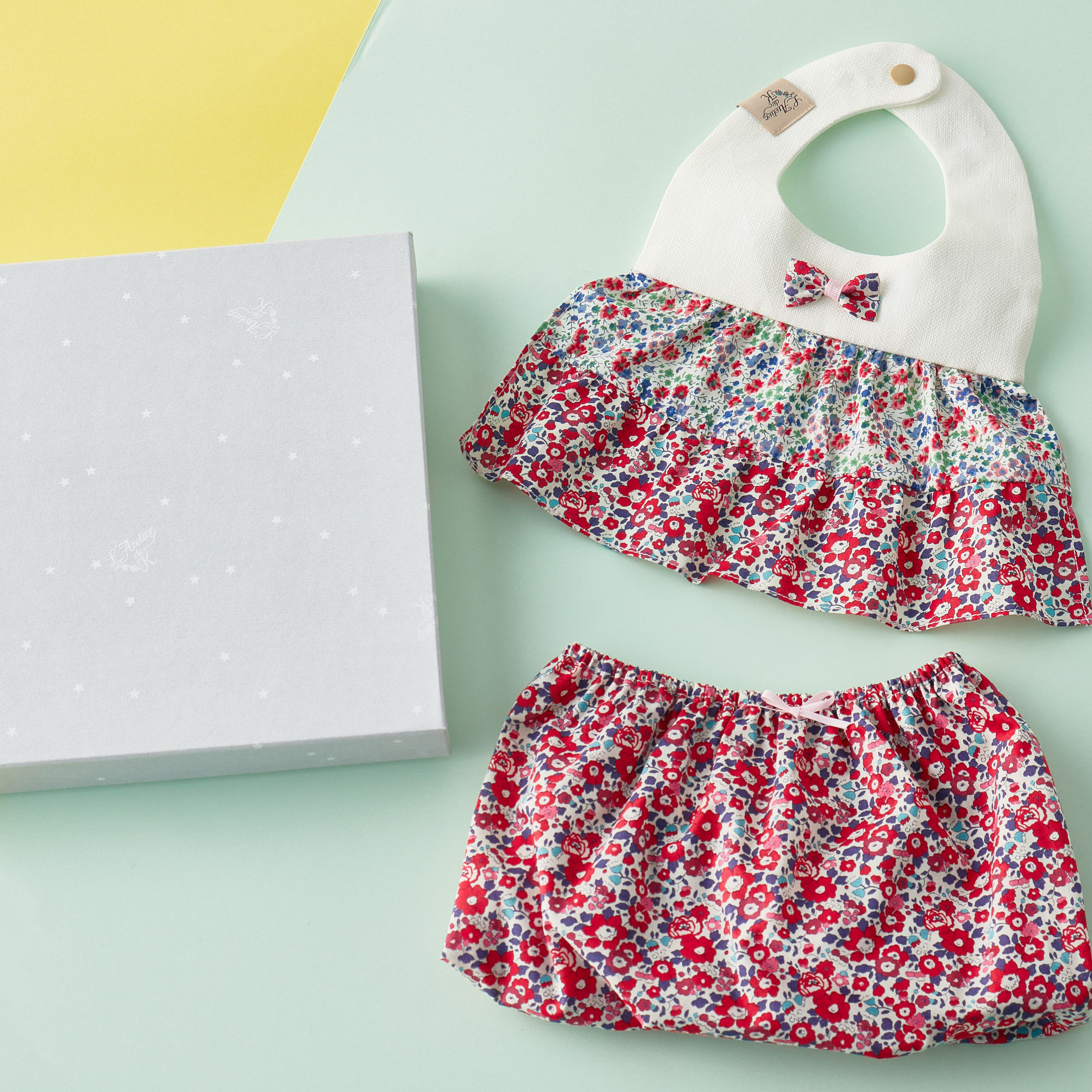 Kiwi6】リバティプリント2点セットスタイ＆ブルマ スタイ L'Atelier de